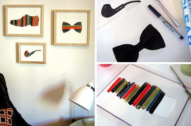 DIY Paintings for Interior - Stencils