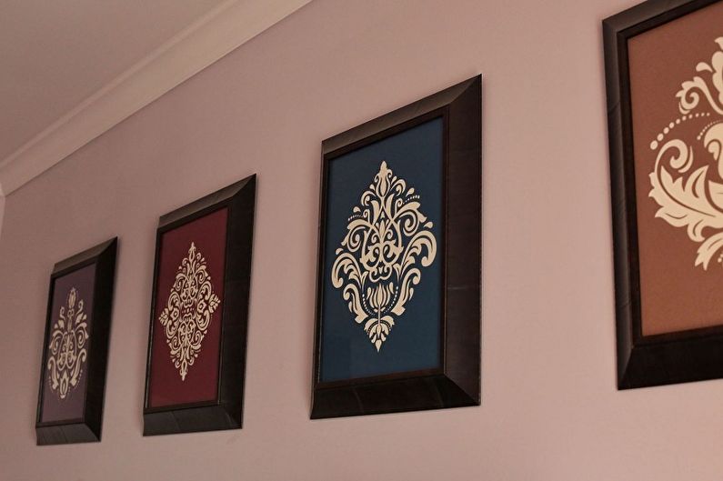 DIY paintings for the interior - photo