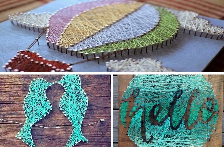 DIY paintings for the interior - photo