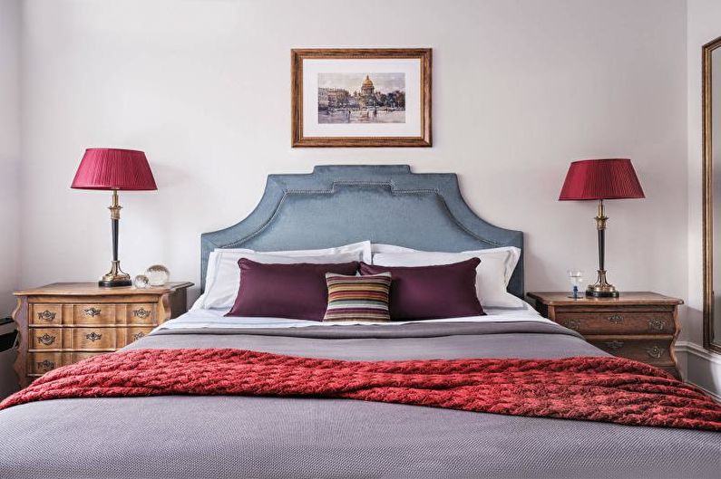 Design camera da letto bianco - Combinazioni di colori