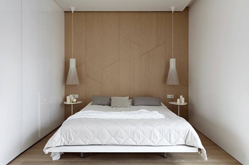 White Bedroom Design - Decorazione murale