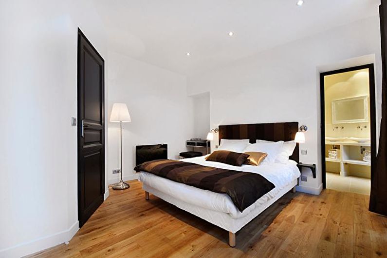 White Bedroom Design - Illuminazione