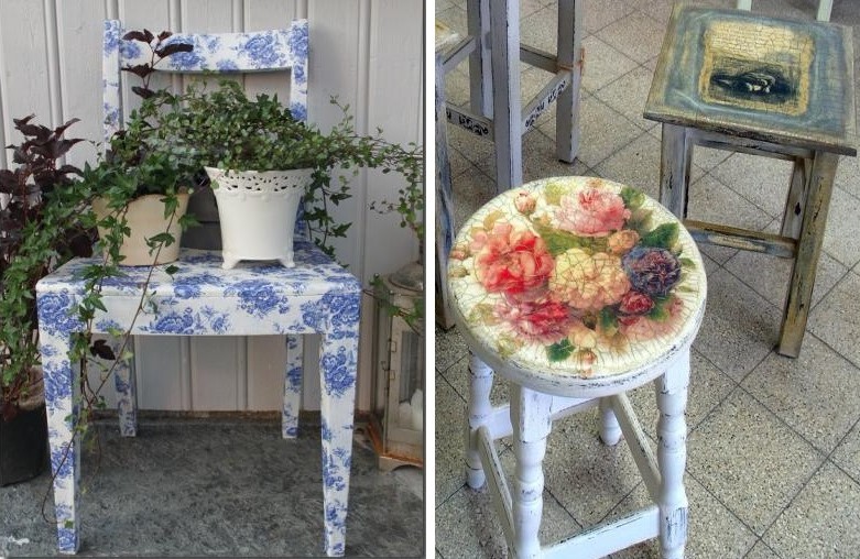 Meubles de découpage bricolage - Chaises de découpage