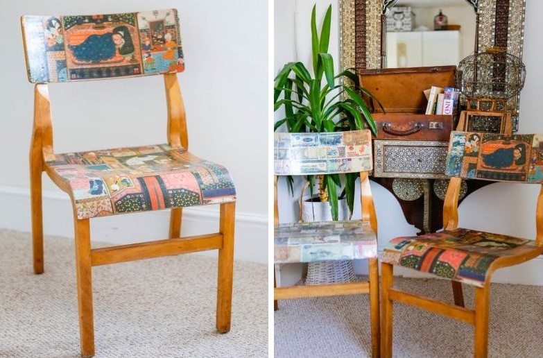Meubles de découpage bricolage - Chaises de découpage