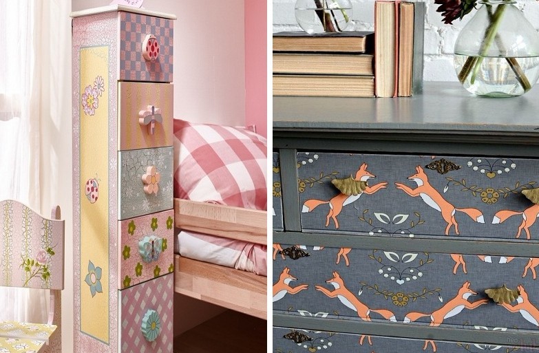 Découpage de poitrine - Découpage de meubles de bricolage