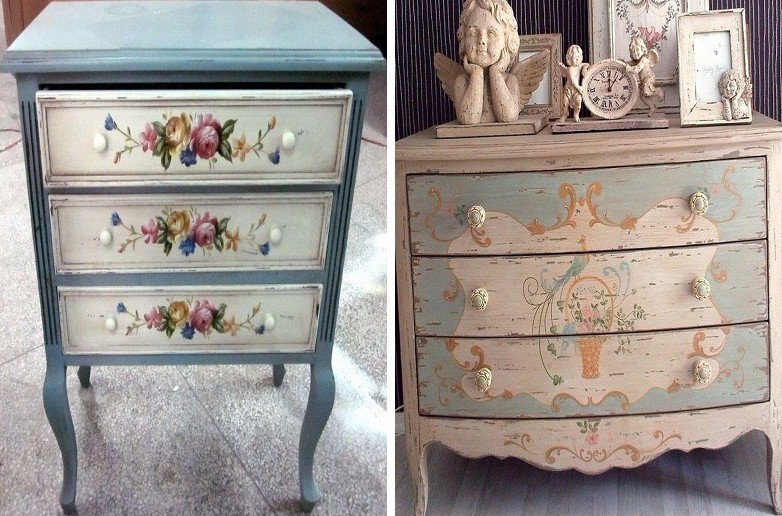 Meubles de découpage - belles photos et idées