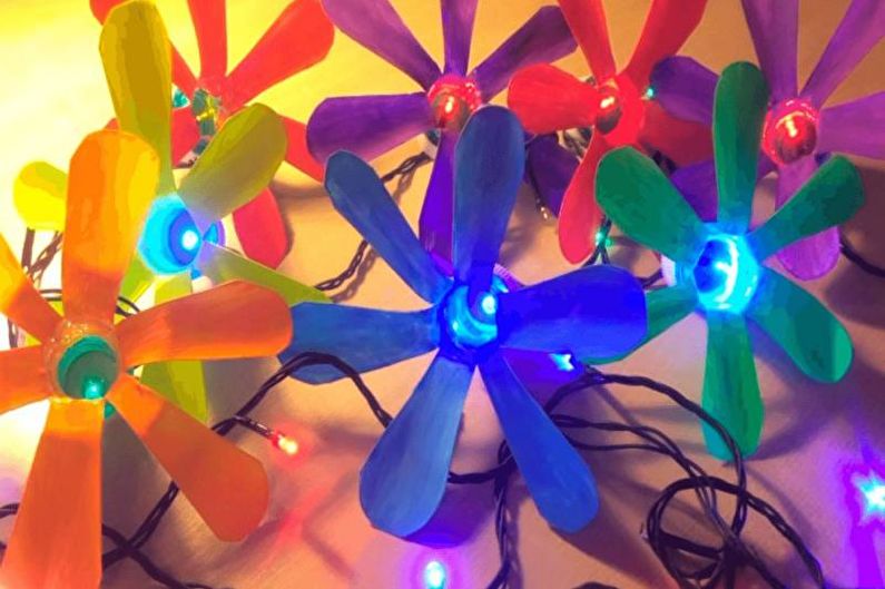 DIY Plastic Bottle Crafts - Curtains & Garlands