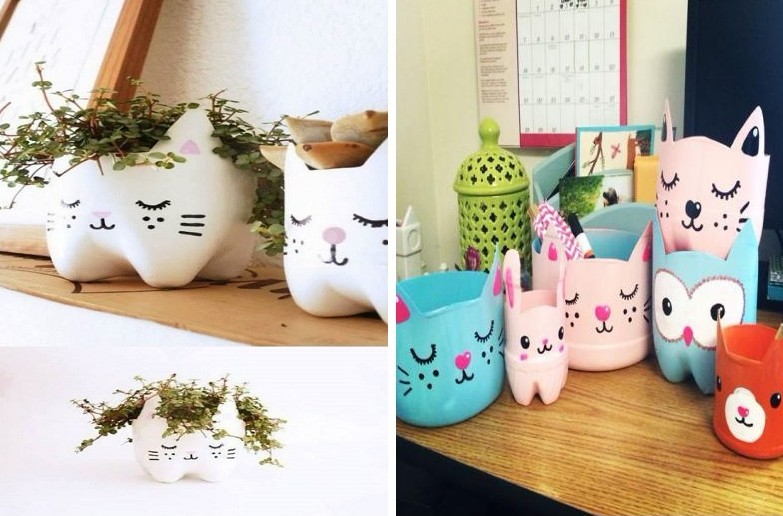 DIY plastic bottle crafts - photo