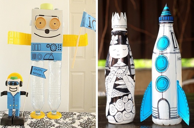 DIY plastic bottle crafts - photo
