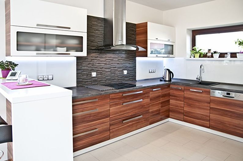 Kitchen design in a modern style - Appliances and accessories
