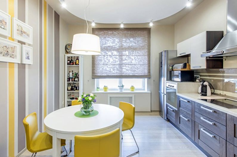 Interior design kitchen in a modern style - photo