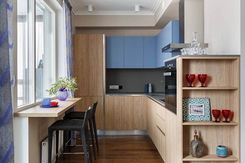 Interior design kitchen in a modern style - photo