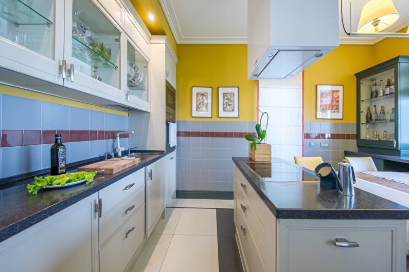 Interior design kitchen in a modern style - photo