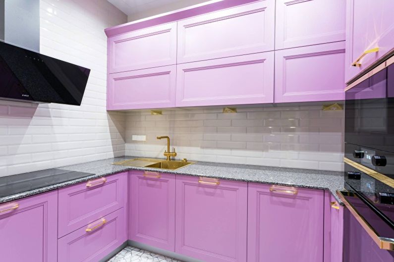 Interior design kitchen in a modern style - photo