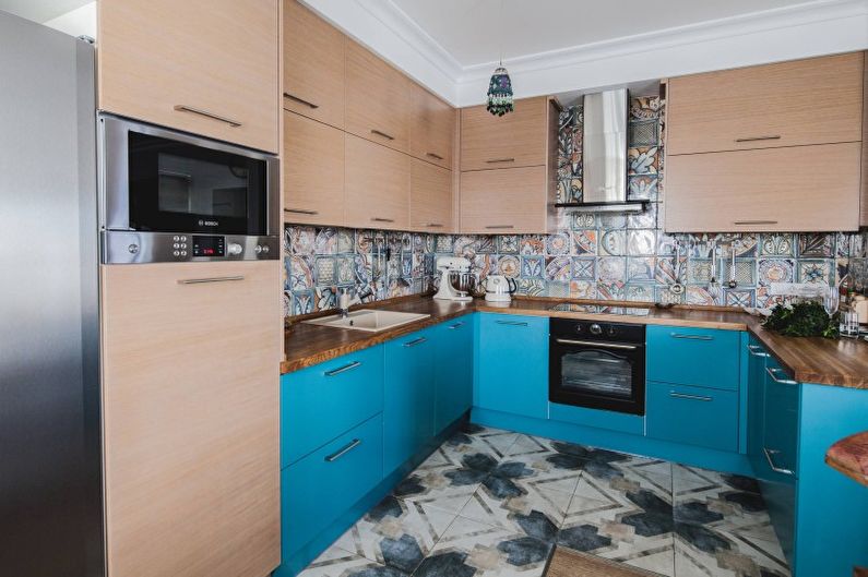 Interior design kitchen in a modern style - photo
