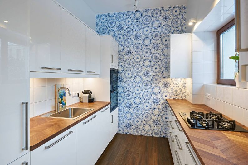 Interior design kitchen in a modern style - photo