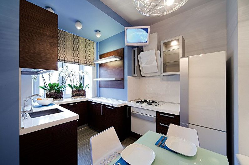Interior design kitchen in a modern style - photo