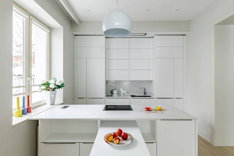Interior design kitchen in a modern style - photo