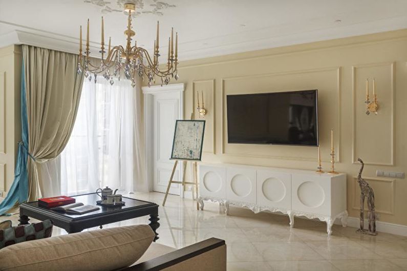Standard Vertical Curtains - Living Room Curtain Design