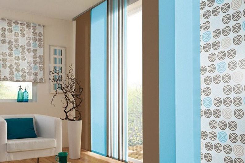 Japanese curtains - Design curtains for the living room