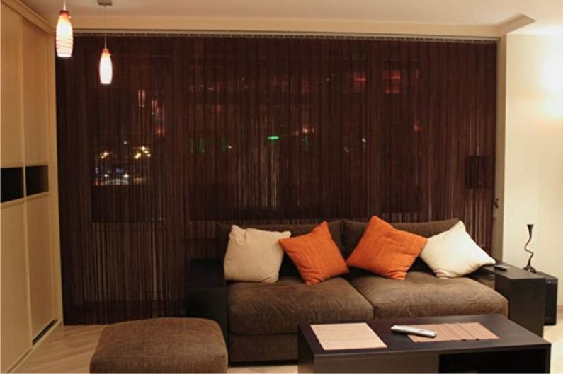 Design curtains for the living room - Kisei
