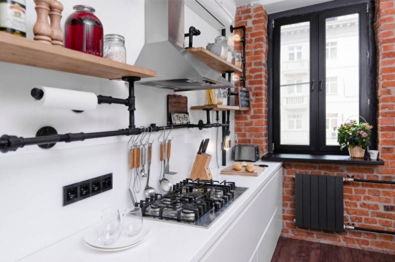 Black and White Kitchen Design - Wall Decoration