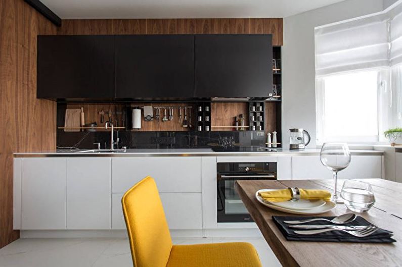 Black and White Kitchen Design - Wall Decoration