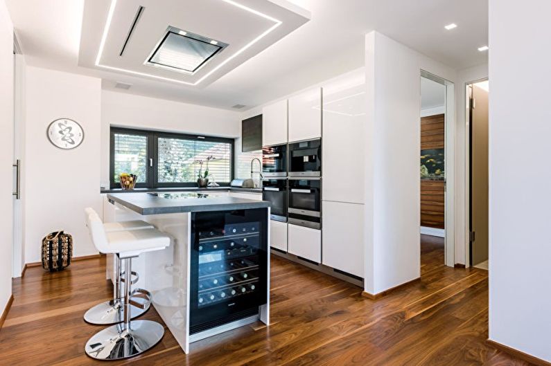 Conception de cuisine de haute technologie - Finition de plafond