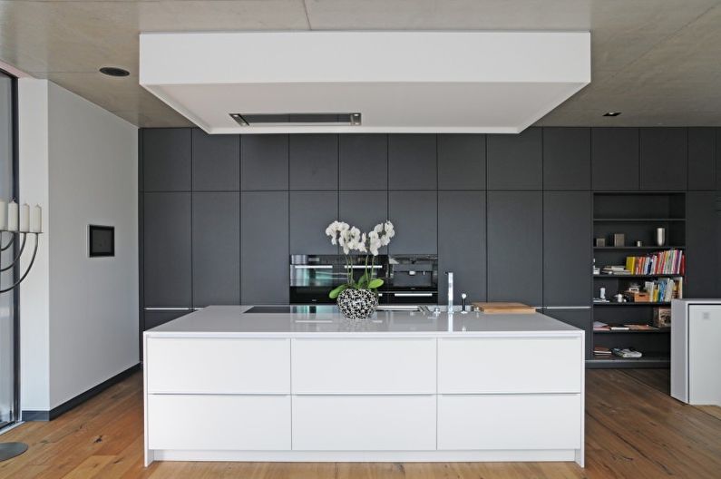 Design d'intérieur de cuisine high-tech - photo