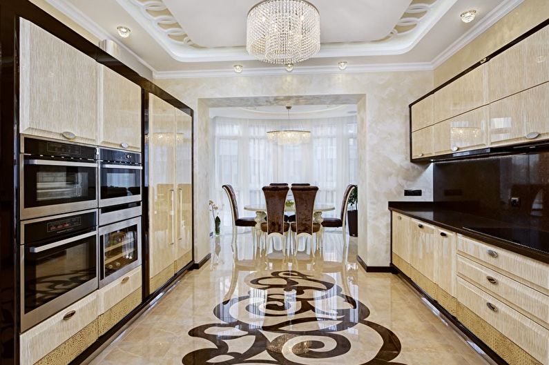 Art Deco Kitchen Design - Floor Finish