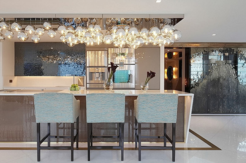 Art Deco Kitchen Design - Ceiling Finish