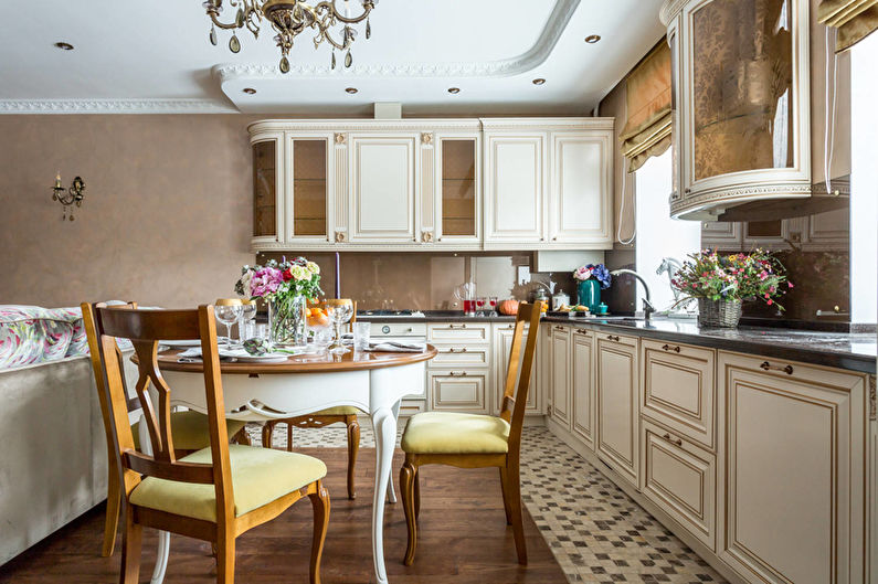 Small Kitchen in Art Deco Style - Interior Design