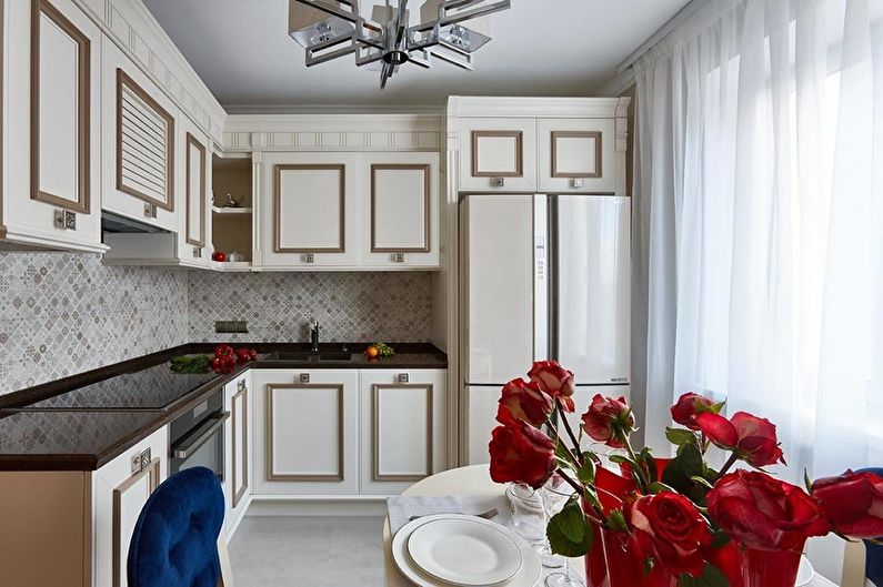 Small Kitchen in Art Deco Style - Interior Design