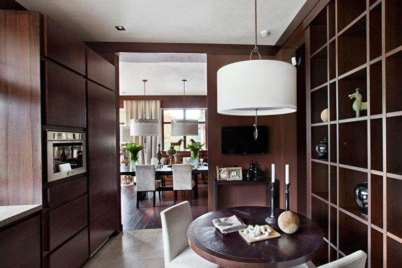 Interior design kitchen in the style of art deco - photo