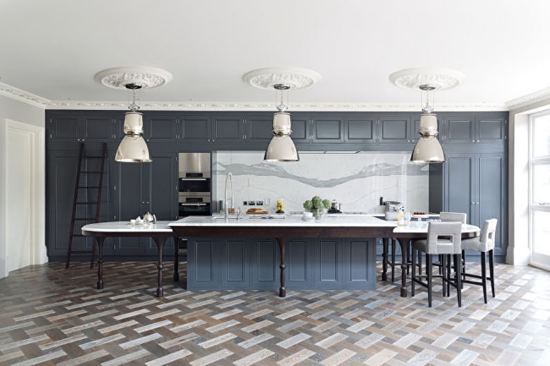 Interior design kitchen in the style of art deco - photo