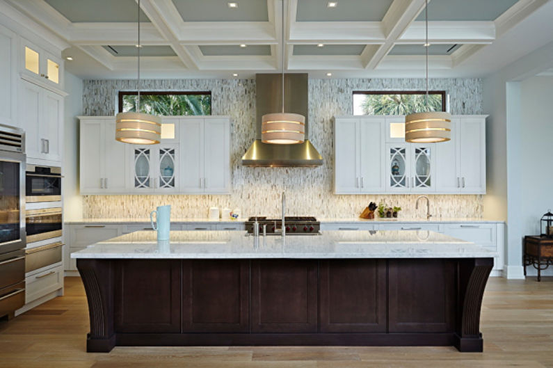 Interior design kitchen in the style of art deco - photo