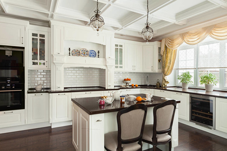 Interior design kitchen in the style of art deco - photo