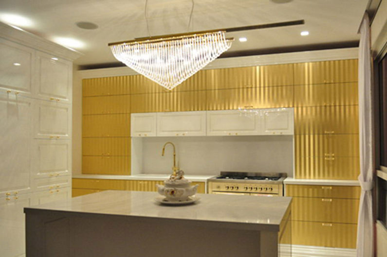 Interior design kitchen in the style of art deco - photo