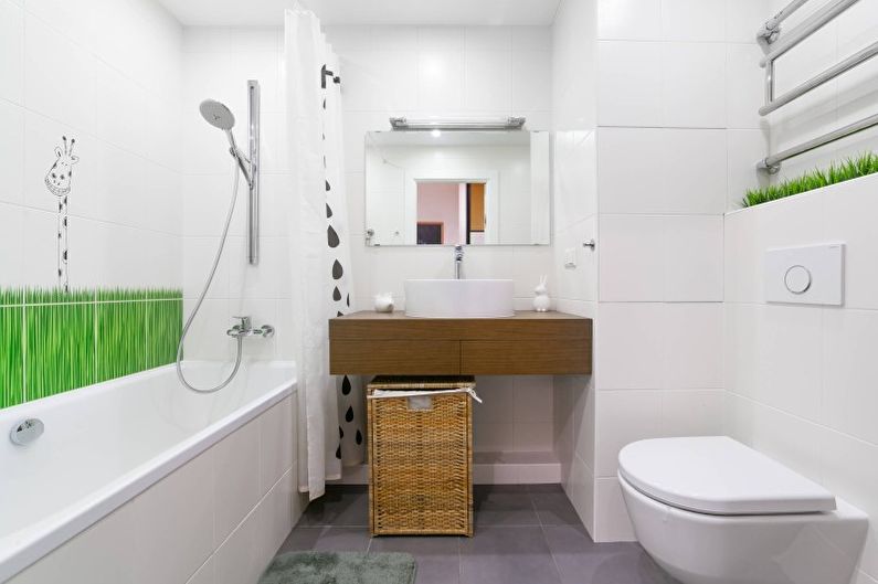 Bathroom - Minimalism style apartment design