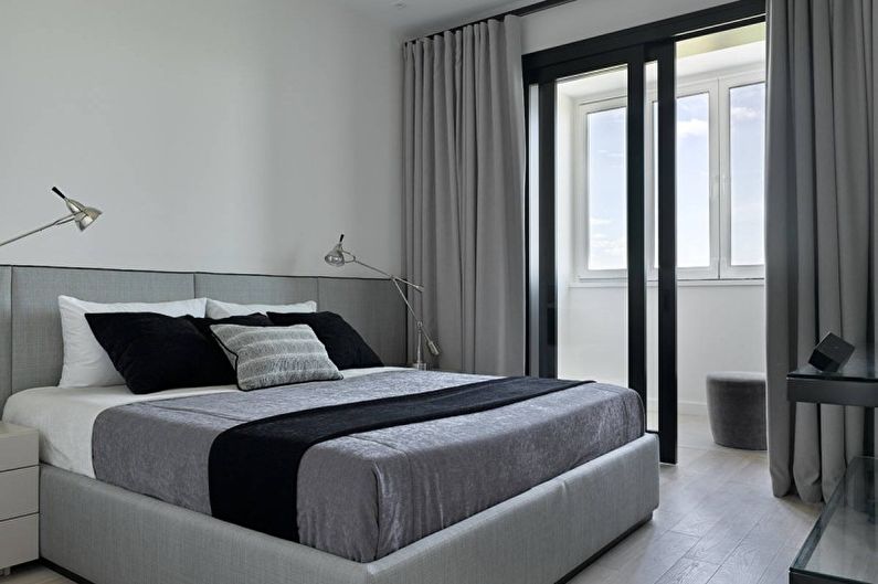 Interior design apartment in the style of minimalism - photo