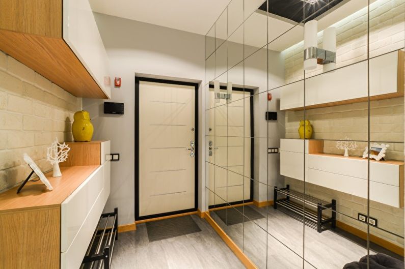 Interior design apartment in the style of minimalism - photo