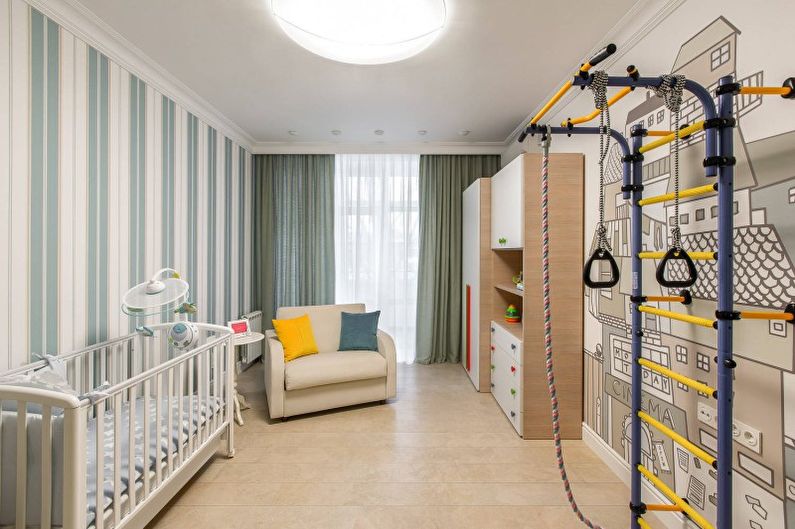 Interior design apartment in the style of minimalism - photo