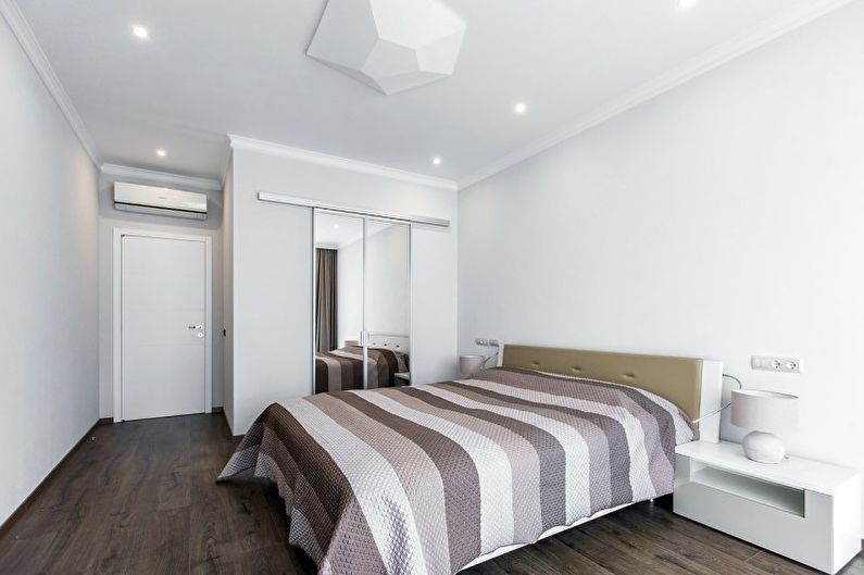 Interior design apartment in the style of minimalism - photo