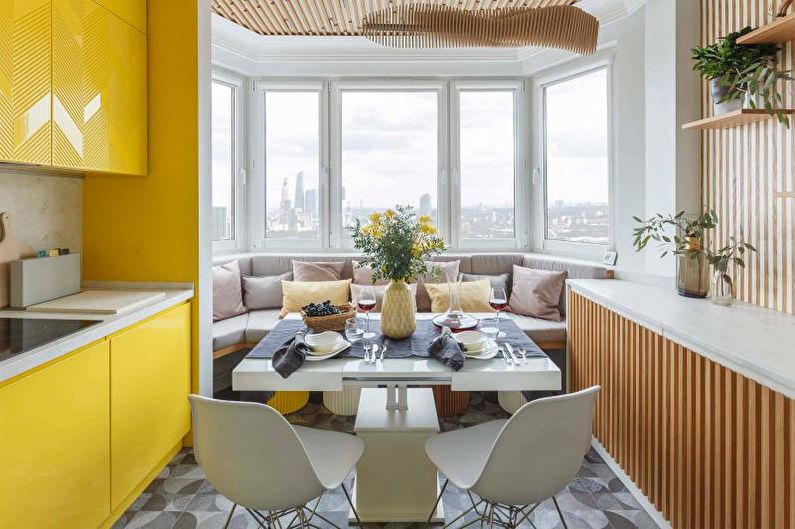 Yellow Kitchen Design - Furniture