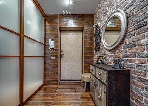 Decorative stone in the hallway (65 photos)