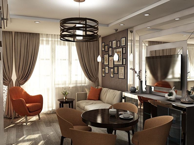 Design project of the apartment 36 sq.m.