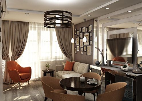 Design project of the apartment 36 sq.m.