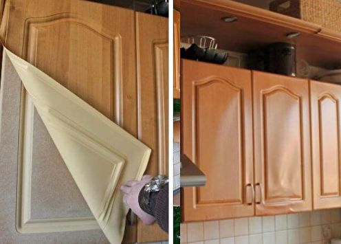 Do-it-yourself kitchen furniture restoration