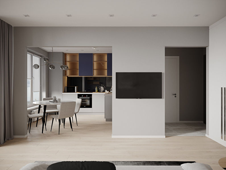 Studio Apartment for a Young Man, 38 m2 - photo 3