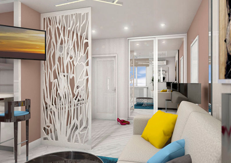The project of the apartment is 38 sq.m. - photo 1